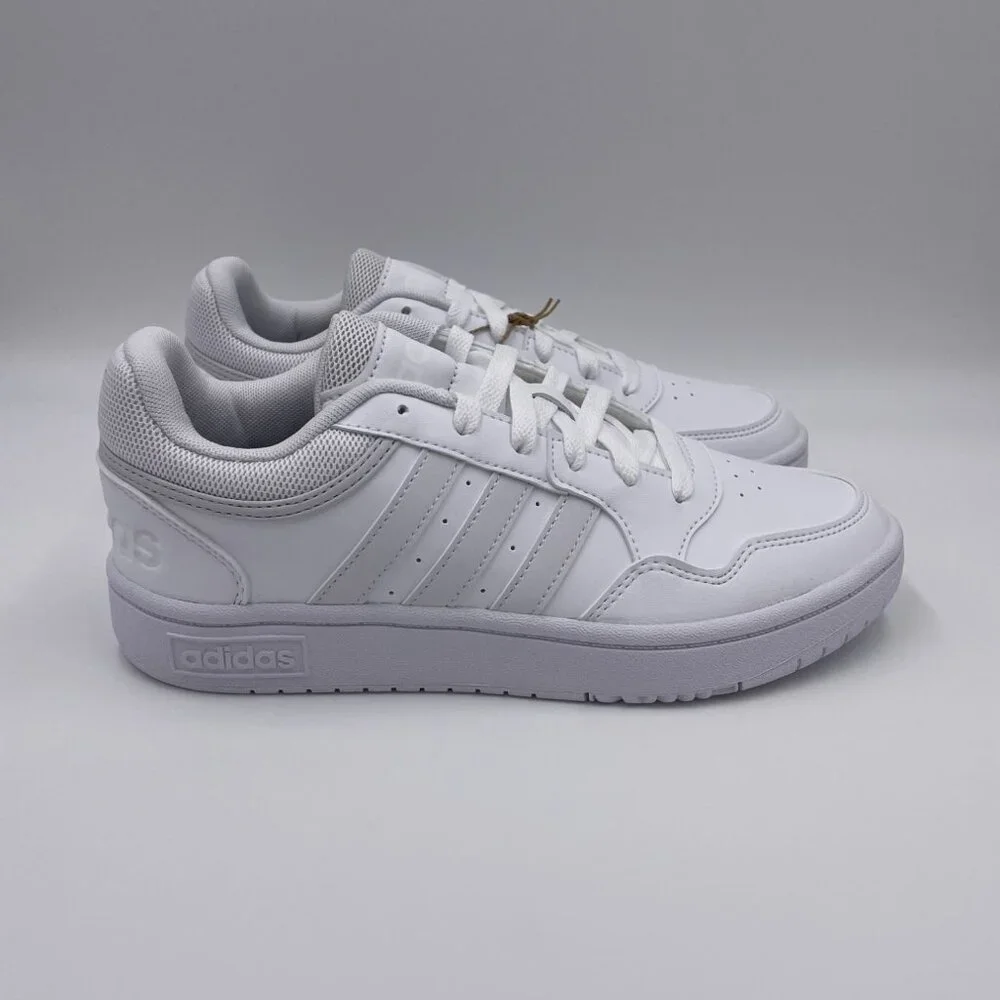 adidas Hoops 3.0 White Womens Shoes